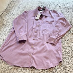 Smash + Tess Very Violet Shirt Dress